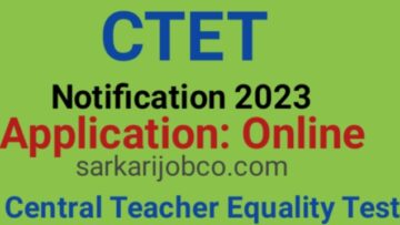 CTET Online form2023