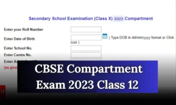 CBSE compartment exam date 2023