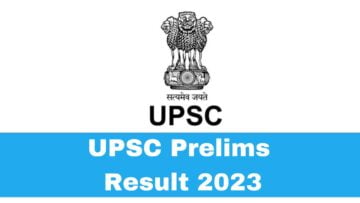 UPSC CSE result 2023